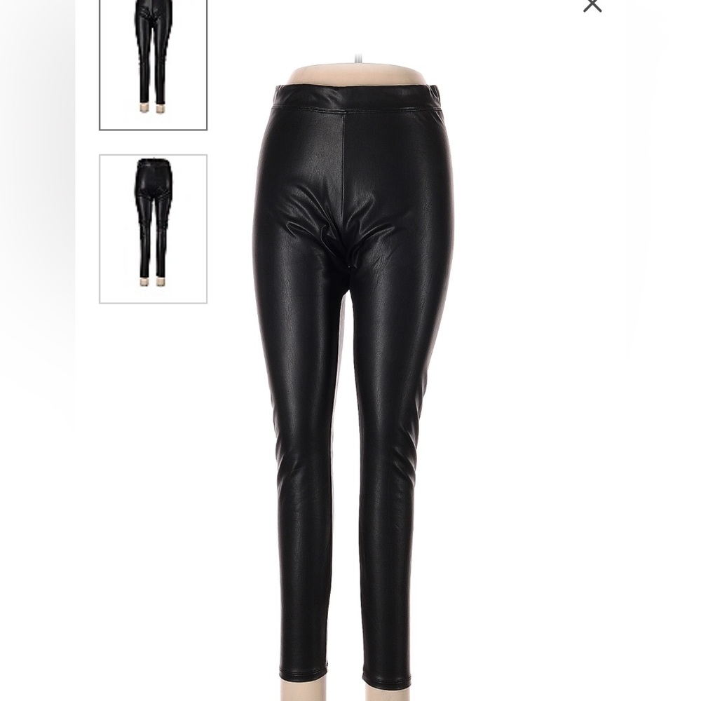 Express faux leather leggings